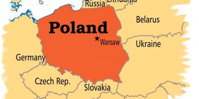 Полша карта на столицата